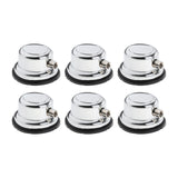 Maxbell Drum Lugs Single End Percussion Accessories Jazz Drum Instrument Replacement 6 Set