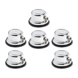 Maxbell Drum Lugs Single End Percussion Accessories Jazz Drum Instrument Replacement 6 Set