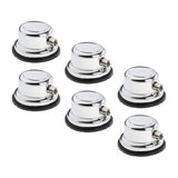 Maxbell Drum Lugs Single End Percussion Accessories Jazz Drum Instrument Replacement 6 Set