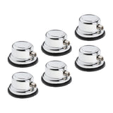 Maxbell Drum Lugs Single End Percussion Accessories Jazz Drum Instrument Replacement 6 Set