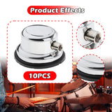 Maxbell Drum Lugs Single End Percussion Accessories Jazz Drum Instrument Replacement 10 Set