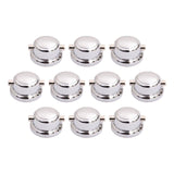 Maxbell Metal Drum Lugs Double End Jazz Drum Instrument Percussion Parts Replacement 10 Set