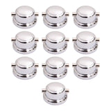 Maxbell Metal Drum Lugs Double End Jazz Drum Instrument Percussion Parts Replacement 10 Set