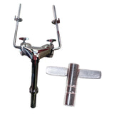 Maxbell Double Tom Holder Stable Double Tom Arm Clamp for Exercise Drummers Concerts
