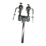 Maxbell Double Drum Holder Lock Mechanism Mount Stand for Gig DIY Parts Studio