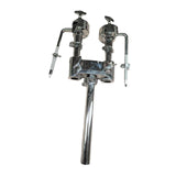 Maxbell Double Drum Holder Lock Mechanism Mount Stand for Gig DIY Parts Studio