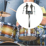Maxbell Double Drum Holder Lock Mechanism Mount Stand for Gig DIY Parts Studio