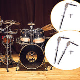 Maxbell Drum Holder Sturdy Metal Parts Tom Stand Mount Holder for Show Concert Stage 1 Piece