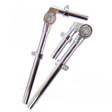 Maxbell Drum Holder Sturdy Metal Parts Tom Stand Mount Holder for Show Concert Stage 2 Pieces