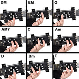 Maxbell Guitar Aid Chords Trainer Gift Useful Training Aid for Family Friends Adults Black