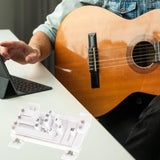 Maxbell Guitar Aid Chords Trainer Gift Useful Training Aid for Family Friends Adults White