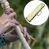 Maxbell Bamboo Flute Case Portable Flute Players Musician Gift with Handle Organizer