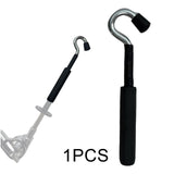 Maxbell Cymbal Boom Arm Hook Replacement for Hanging Gong Cymbals L Rod Adapter Hook