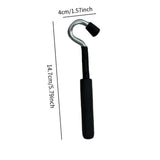 Maxbell Cymbal Boom Arm Hook Replacement for Hanging Gong Cymbals L Rod Adapter Hook