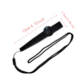 Maxbell Kazoo Flute Portable Party Favors with Membranes for Adults Show Performance Black