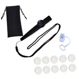 Maxbell Kazoo Flute Portable Party Favors with Membranes for Adults Show Performance Black