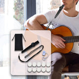 Maxbell Kazoo Flute Portable Party Favors with Membranes for Adults Show Performance Black