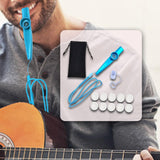 Maxbell Kazoo Flute Portable Party Favors with Membranes for Adults Show Performance Blue
