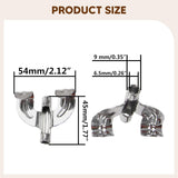 14 Pieces Bass Drum Claw Hooks Metal Musical Instrument Accessories Hardware