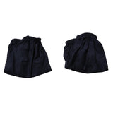 2 Pair of Sleeves Leather Waterproof Kitchen Cooking Oversleeve Blue