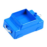 Maxbell 2xBlue Plastic Carriage Car Cart with Pulley Wheels for Physics Force & Motion