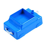 Maxbell 2xBlue Plastic Carriage Car Cart with Pulley Wheels for Physics Force & Motion