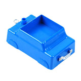 Maxbell 2xBlue Plastic Carriage Car Cart with Pulley Wheels for Physics Force & Motion