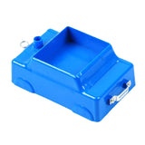 Maxbell 2xBlue Plastic Carriage Car Cart with Pulley Wheels for Physics Force & Motion