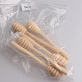 Maxbell 4x5 Pieces Wooden Honey Stirring Sticks Jam Muddler Kitchen Cooking Rods Tool