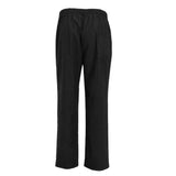 2Pcs Chef Pants Restaurant Elastic Comfy Work Trousers TypeA Black