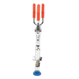 Maxbell Laboratory Dual Adjustable 3-Prong Extension Flask Clip Clamp Lab Stand
