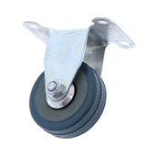Maxbell 4 Pieces 2'' Directional Plate Caster Wheel Replacement Trolley Machine PVC