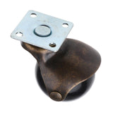 Maxbell 8pcs 2'' Swivel Ball Caster PP Wheels with Brake Lock Screw-in Universal