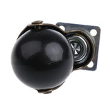 Maxbell 8pcs 2'' Swivel Ball Caster PP Wheels with Brake Lock Screw-in Universal