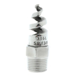 Maxbell 3xSpiral Jet Cone Atomization Spray Nozzle 3/8" Male 316 Stainless Steel