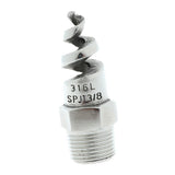 Maxbell 3xSpiral Jet Cone Atomization Spray Nozzle 3/8" Male 316 Stainless Steel