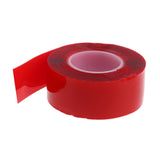 Maxbell 2x1 Piece Acrylic Double Sided Tape Roll Heat Resistant Durable Stable 30mm