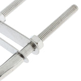 Maxbell 2 Pieces 304 Stainless Steel Boat Bow Stern Eye U-Bolt, Marine Rigging M6*90