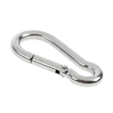 Maxbell 1x Stainless Steel 304 Hook&Hook Turnbuckle M6&5x Pear-shaped Carabiner 7mm