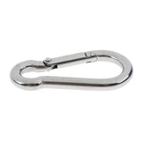 Maxbell 1x Stainless Steel 304 Hook&Hook Turnbuckle M6&5x Pear-shaped Carabiner 7mm
