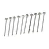 Maxbell 4x10 Pieces 1/8" Thin Disc Type Shaft Diamond Engraving Burrs Bits Diam. 6mm