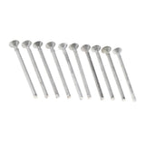 Maxbell 4x10 Pieces 1/8" Thin Disc Type Shaft Diamond Engraving Burrs Bits Diam. 6mm