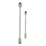 Maxbell 3xDouble-end Stainless Steel Dispensing Spoon/Spade Lab  Scrapers 20cm