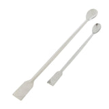 Maxbell 4xDouble-end Stainless Steel Dispensing Spoon/Spade Lab  Scrapers 20cm