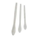 Maxbell 4xSet of 3 Pieces Stainless Steel Dispensing Spoons Lab Micro  Scrapers