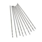Maxbell 10Pieces High-Speed Steel Drill Straight Shank Twist Metal Drill Bit 0.8mm