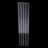 Maxbell 2x5 Pieces Clear Glass Pipette Pipet Dropper Dispensing Liquids Lab 14cm