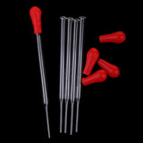 Maxbell 2x5 Pieces Clear Glass Pipette Pipet Dropper Dispensing Liquids Lab 14cm