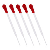 Maxbell 3x5 Pieces Clear Glass Pipette Pipet Dropper Dispensing Liquids Lab 14cm