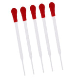Maxbell 2x5 Pieces Clear Glass Pipette Pipet Dropper Dispensing Liquids Lab 14cm
